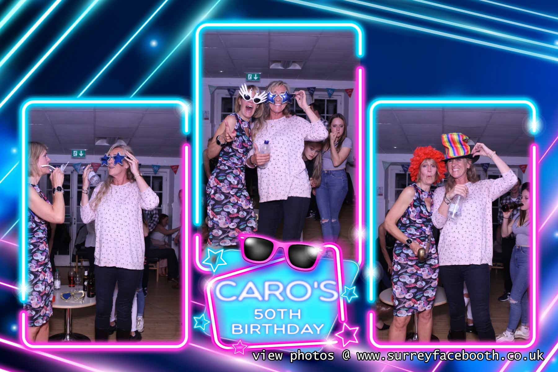 Caroline's 50th Birthday | View more photos from the event at galleries.surreyfacebooth.co.uk/u/Surrey-FaceBooth/Carolines-50th-Birthday